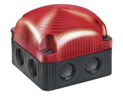 853.100.55 Werma  LED Beacon 853  24vDC 1:RED LED Permanent IP66/67 Base Mount