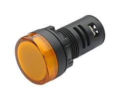E2S22D24VA E2S  Pilot Light E2S22D 24vDC/AC AMBER LED IP65 iØ22,5mm Panel Mount