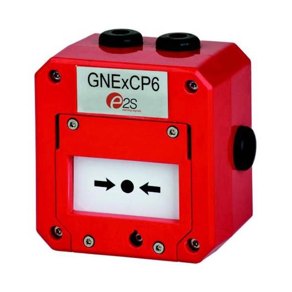 GNExCP6BBGSSLAS1A1RN E2S  Ex Call Point GNExCP6B-BG Break Glass RD GRP IP66 RED
