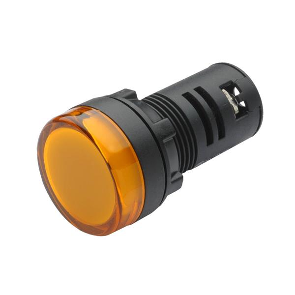 E2S22D24VA E2S  Pilot Light E2S22D 24vDC/AC AMBER LED IP65 iØ22,5mm Panel Mount