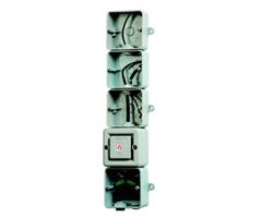 STA3DC024R E2S STA3DC024AA0A1R Red Junction Box &amp; SONF1 DC Assembly for 3 x L101 beacons 12/24vDC