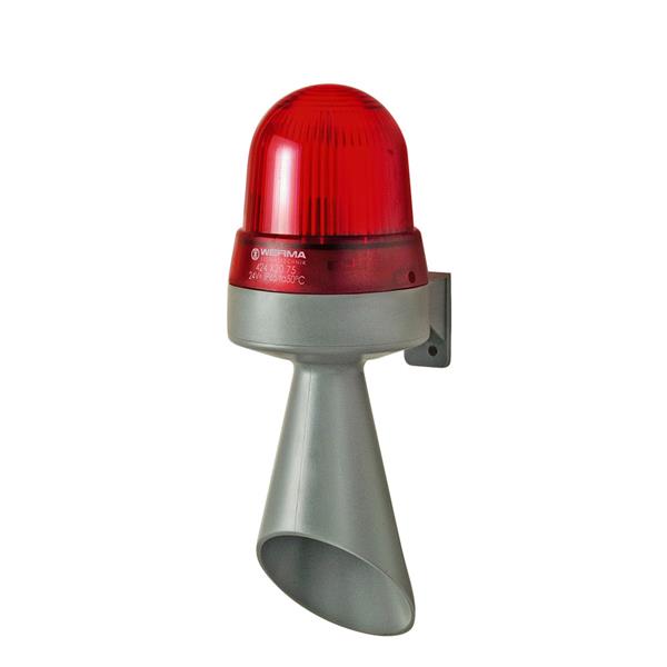424.120.68   Combi LED Horn 424 230VAC 1:Red 
