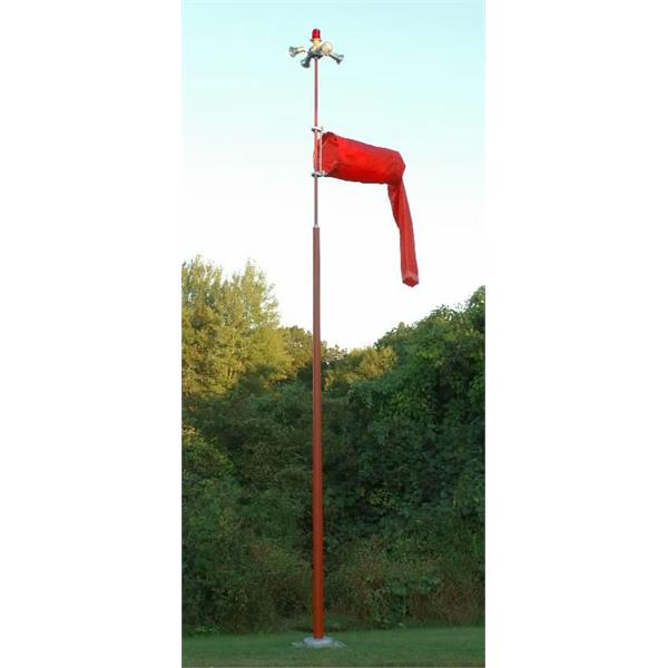 PWC8061L2ONFFDGLSMT Point Lighting Corporation PWC8061L2ONFFDGLSMT PWC-8061L-2-ON-FF-D-G-L-SM-T Lighted Wind Cone, 2,5m Sock, 3,3m Pole