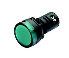 E2S22D24VG E2S  Pilot Light E2S22D 24vDC/AC GREEN LED IP65 iØ22,5mm Panel Mount