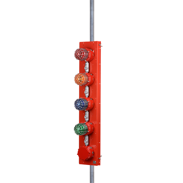 D1xP2N25B5R5ADC024GN E2S  D1x Plated Assembly B+R+A LED Beacon D1xP2N25B5R5ADC024GN3A1R