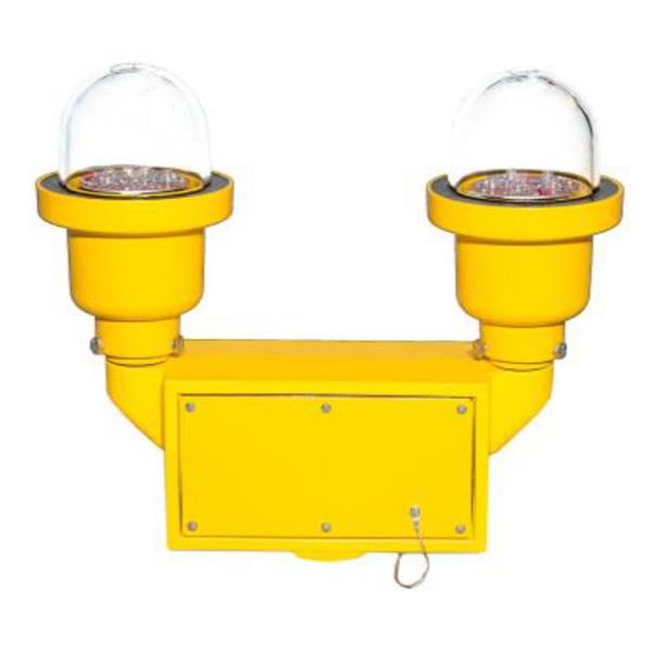 POL210052BR34BD2NC Point Lighting Corporation  POL-21005-2B-R-34B-D2-NC  (RED LED) Double Obstruction L.220vAC[yellow]