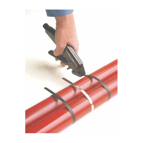 KE0458UK Band-It KE0458 520 x 8,0 mm Coated Ball-Lok Ties SS 316 (100 pcs/pack)