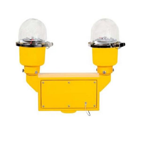 PointLightning_test Point Lighting Corporation  POL-21004-2B-R-34B-D2-NC Point LED Double Obstruction Light RED 32cd 220vAC