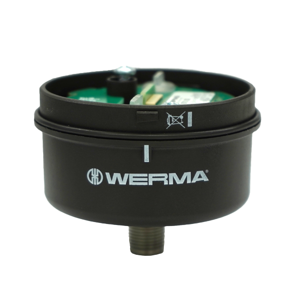 640.880.00   Terminal element M12 8-Pole Black Element IP65 KombiSIGN 71