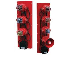 BEXP5SXLA2M20IIBR E2S BEXP5S-X-L-A2M20IIBR Ex BEx Assy. Plate BEXP5S-X-L-A2M20IIBR f/5 units IIB +J.Box; A2 304 plate [red]