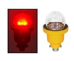 POL210051BRM25BEX Point Lighting Corporation  POL-21005-1B-R-M25B-EX "Low Int typ B" 32cd RED Ex Single Obstr. Light 120vAC