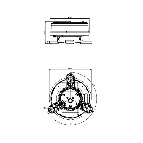 M660-2B-12pcs Sabik Oy M660-2B-12pcs M660 Solar Pow. LED Lantern, w/2xBattery 4 NM, M600 Series