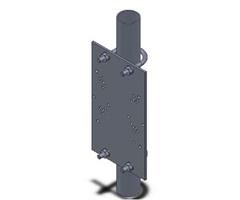 SP65-0001-A4 E2S SP65-0001-A4 SP65-0001-A4  Pole Mount Bracket Kit 2&quot; St/St A4 (316)