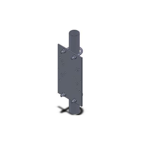 SP65-0001-A4 E2S SP65-0001-A4 SP65-0001-A4  Pole Mount Bracket Kit 2" St/St A4 (316)