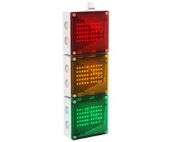 QUADROLEDTL230RYG Pfannenberg 21106640008 LED Traffic Light Quadro LED-TL 230vAC Red/Yellow/Green IP66 80 cd 115/230vAC