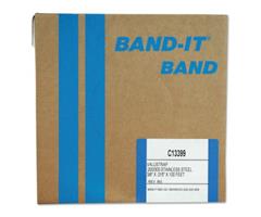 C13399UK Band-It C13399 Valu-Strap Band SS 3/8" x 0.015" x 100' in SS-201  (Band in 30,5 m/coil)
