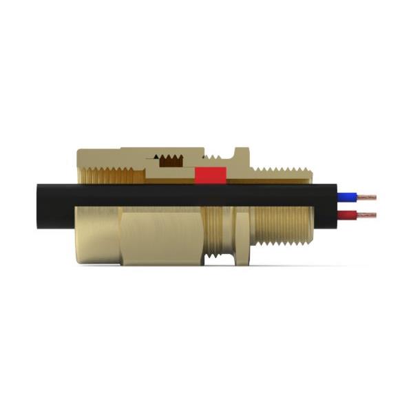 A8CFBFM2020RM20 Peppers A8CFBFM20/20R/M20 Ex Cable Gland A8CFBFM20/20R/M20 Brass IP66&IP68@25m EExdeIIC Gb M20 fem. conn.