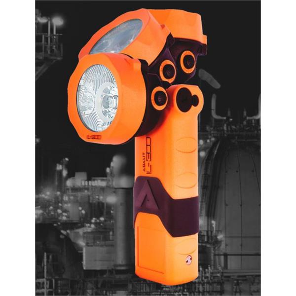 IL300 Adalit IL.300 Exia Led Safety Torch Adalit IL.300 IP67 Zone 1/21 Rechargeable model