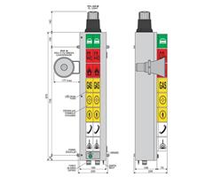 I-18843 Inelth I-18843 Set of 26xLightColumn,1xLight panel 1xControl Unit, 24vdc