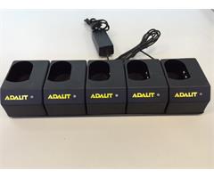 C5000 Adalit C.5000 Charger f/5 Torches 12vDC and 100-240vAC for Adalit Torch IL.300 &amp; L-3000 series